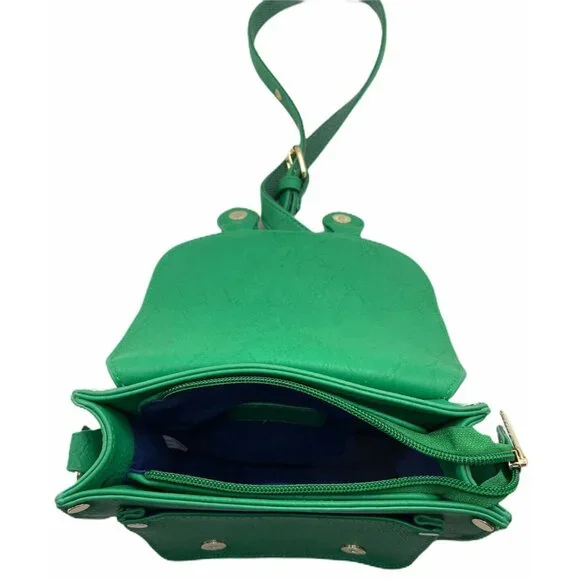 Charming Charlie Green Purse Handbag Shoulder Crossbody Satchel Bag - Picture 4 of 12